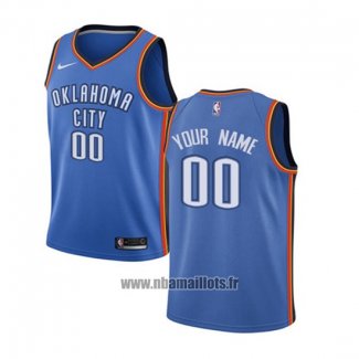 Maillot Enfant Oklahoma City Thunder Personnalise 2017-18 Bleu