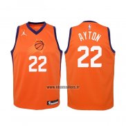 Maillot Enfant Phoenix Suns Deandre Ayton No 22 Statement 2020-21 Orange