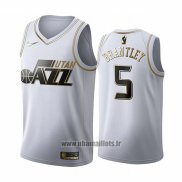 Maillot Golden Edition Utah Jazz Jarrell Brantley No 5 2019-20 Blanc