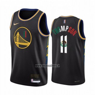 Maillot Golden State Warriors Klay Thompson NO 11 2022 Slam Dunk Special Mexique Edition Noir