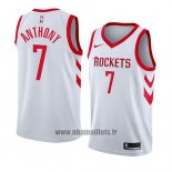 Maillot Houston Rockets Carmelo Anthony No 7 Association 2018 Blanc