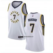 Maillot Indiana Pacers Malcolm Brogdon NO 7 Association Blanc