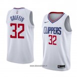 Maillot Los Angeles Clippers Blake Griffin No 32 Association 2018 Blanc