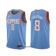 Maillot Los Angeles Clippers Danilo Gallinari NO 8 Ville Bleu