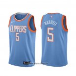 Maillot Los Angeles Clippers Montrezl Harrell NO 5 Ville Bleu