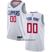 Maillot Los Angeles Clippers Personnalise 2017-18 Blanc