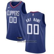 Maillot Los Angeles Clippers Personnalise 2017-18 Bleu