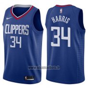 Maillot Los Angeles Clippers Tobias Harris No 34 Icon 2017-18 Bleu