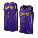 Maillot Los Angeles Lakers D'angelo Russell NO 1 Statement 2022-23 Volet