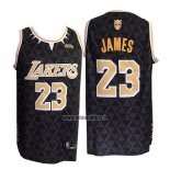 Maillot Los Angeles Lakers LeBron James NO 23 Noir