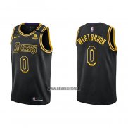 Maillot Los Angeles Lakers Russell Westbrook NO 0 Mamba 2021-22 Noir