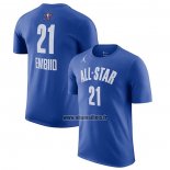 Maillot Manche Courte All Star 2023 Joel Embiid Bleu