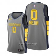 Maillot Memphis Grizzlies De'anthony Melton No 0 Ville Gris