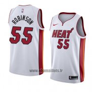 Maillot Miami Heat Duncan Robinson No 55 Association 2018 Blanc