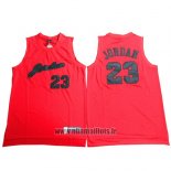 Maillot Michael Jordan No 23 Rouge2 Noir