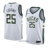 Maillot Milwaukee Bucks Deandre Liggins No 25 Association 2018 Blanc