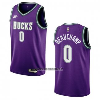 Maillot Milwaukee Bucks Marjon Beauchamp NO 0 Classic 2022-23 Volet