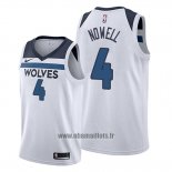 Maillot Minnesota Timberwolves Jaylen Nowell No 4 Association Blanc