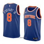 Maillot New York Knicks Johnny O'bryant Iii No 8 Icon 2018 Bleu