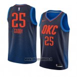 Maillot Oklahoma City Thunder Abdul Gaddy No 25 Statement 2018 Bleu