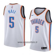 Maillot Oklahoma City Thunder Devon Hall No 5 Association 2018 Blanc