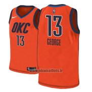 Maillot Oklahoma City Thunder Paul George No 13 Earned 2018-19 Orange