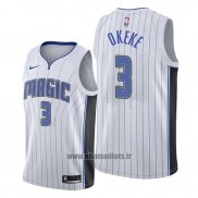 Maillot Orlando Magic Chuma Okeke No 3 Association 2019-20 Blanc