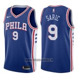Maillot Philadelphia 76ers Dario Saric No 9 Swingman Icon 2017-18 Bleu