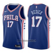 Maillot Philadelphia 76ers Jj Redick No 17 Swingman Icon 2017-18 Bleu