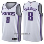 Maillot Sacramento Kings Bogdan Bogdanovic No 8 Association 2017-18 Blanc