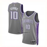 Maillot Sacramento Kings Domantas Sabonis NO 10 Ville 2022-23 Gris