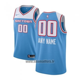 Maillot Sacramento Kings Personnalise Ville 2018-19 Bleu