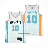 Maillot San Antonio Spurs Demar Derozan NO 10 Ville 2021-22 Blanc