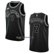 Maillot San Antonio Spurs Josh Richardson NO 33 Classic 2022-23 Noir