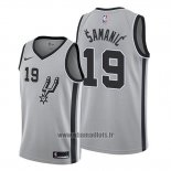 Maillot San Antonio Spurs Luka Samanic No 19 Statement 2019-20 Gris