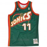 Maillot Seattle Supersonics Detlef Schrempf No 11 Historic Retro Vert