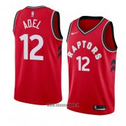 Maillot Tornto Raptors Deng Adel No 12 Icon 2018 Rouge
