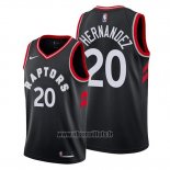 Maillot Tornto Raptors Dewan Hernandez No 20 Statement Noir