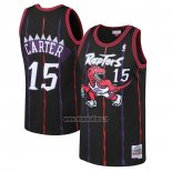 Maillot Tornto Raptors Vince Carter NO 15 Mitchell & Ness 1998-99 Noir