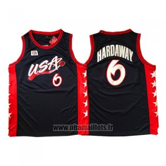 Maillot USA 1996 Anfernee Hardaway No 6 Noir