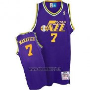 Maillot Utah Jazz Pete Maravich No 7 Retro Volet