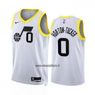 Maillot Utah Jazz Talen Horton-tucker NO 0 Association 2022-23 Blanc