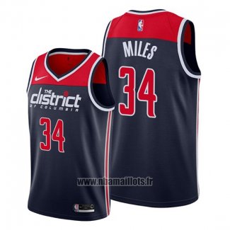 Maillot Washington Wizards C.j. Miles No 34 Statement Edition Bleu