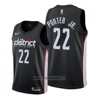 Maillot Washington Wizards Otto Porter Jr. No 22 Ville Edition Noir