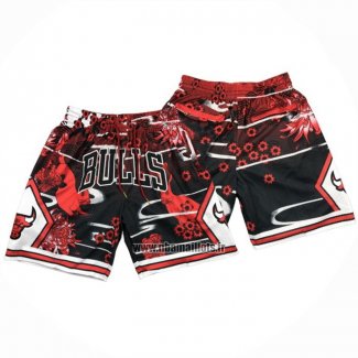 Short Chicago Bulls Lunar New Year Mitchell & Ness Just Don Rouge