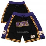 Short Los Angeles Lakers Mamba Volet Noir