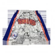 Short Philadelphia 76ers Special Year of The Tiger Blanc