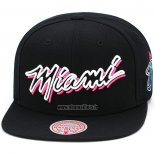 Casquette Miami Heat Mitchell & Ness Noir