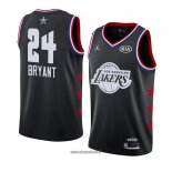 Maillot All Star 2019 Los Angeles Lakers Kobe Bryant No 24 Noir