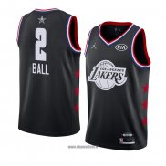 Maillot All Star 2019 Los Angeles Lakers Lonzo Ball No 2 Noir